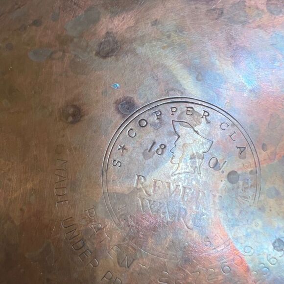 Revere Ware 1801 Copper Clad Saucepan Pot 1 Qt w/ Lid Stainless USA Made - Picture 13 of 16